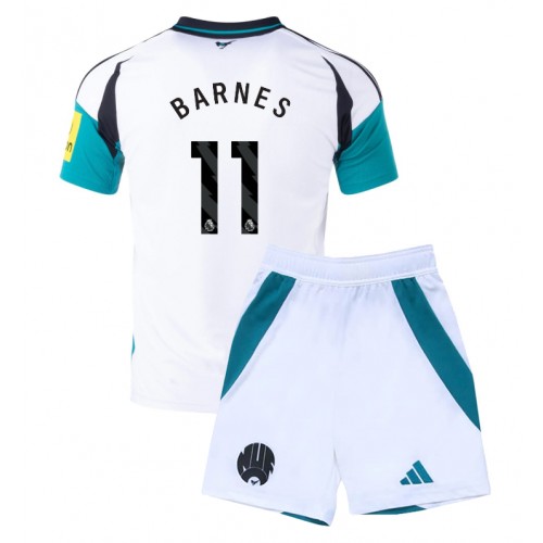 Fotballdrakt Barn Newcastle United Harvey Barnes #11 Tredjedraktsett 2024-25 Kortermet (+ Korte bukser)